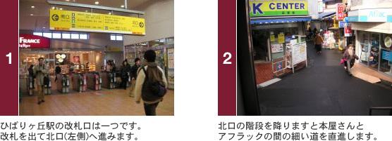 電車でご来店の方